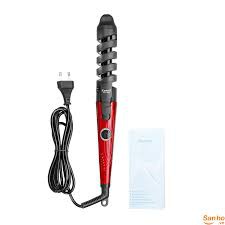 Máy Uốn Tóc Xoắn Ceramic Kemei KM-1026