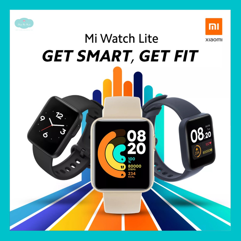 [Sẵn] Đồng hồ thông minh Xiaomi Mi Watch Lite - GPS/1.4" LCD Touch/Bluetooth 5.1/5ATM