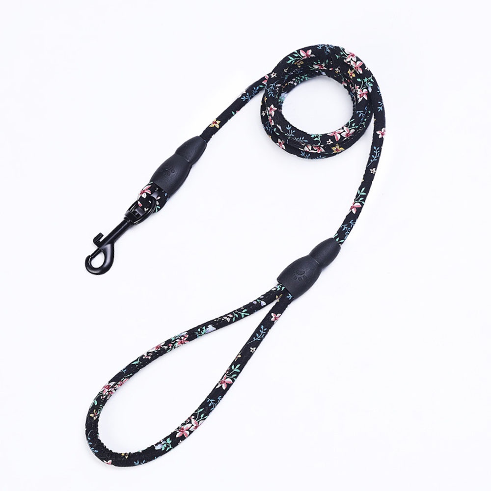 YIYU Bộ dây dắt mèo cưng đi dạo 2 size 1.5m mềm mại thoải mái có thể điều chỉnh nhiều màu