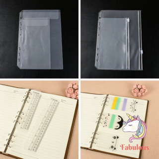 Phụ kiện A5 A6 cho sổ kế hoạch planner bullet journal bìa còng (túi đựng, thước,...) sticker