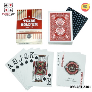 Bài nhựa Texas Hold'em 777 - chống nước hoàn hảo