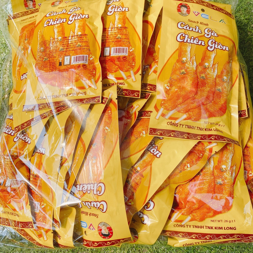 Bịch snack cánh gà vela 30 gói