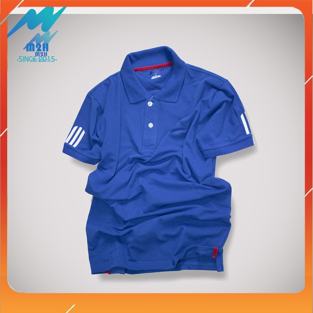 Áo Thun Nam Cổ Bẻ Vải Cá Sấu Cotton Trẻ Trung 8 Màu Trẻ Trung-ASN101-Mẫu Mới 2021|M2H | BigBuy360 - bigbuy360.vn