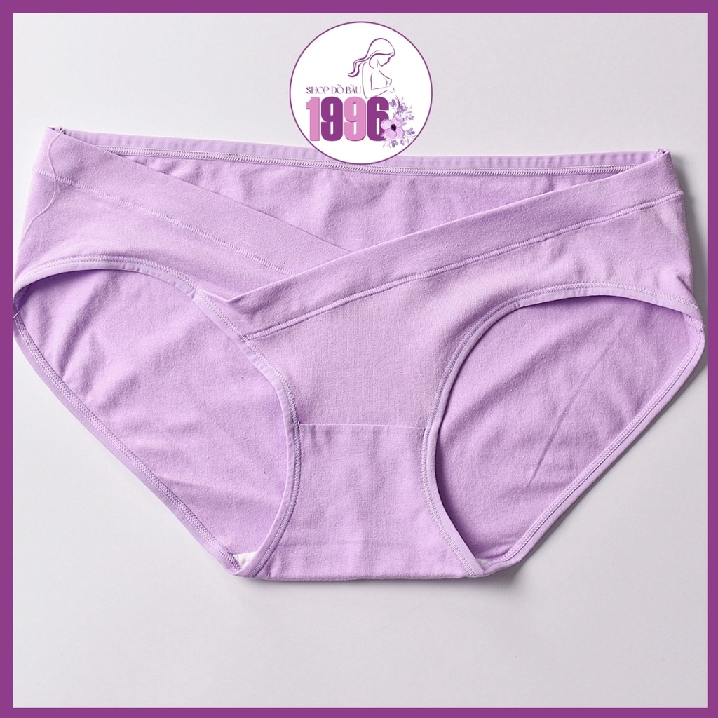 Quần lót bầu cạp chéo💖FREESHIP💖Quần lót vải cotton kháng khuẩn, đường vải ôm bụng dễ chịu 1996QL01 | BigBuy360 - bigbuy360.vn