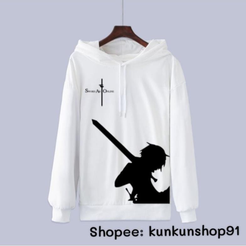 SALE- Áo Hoodie Tay Dài Anime Sword Art Online Nam Nữ - cực ngầu