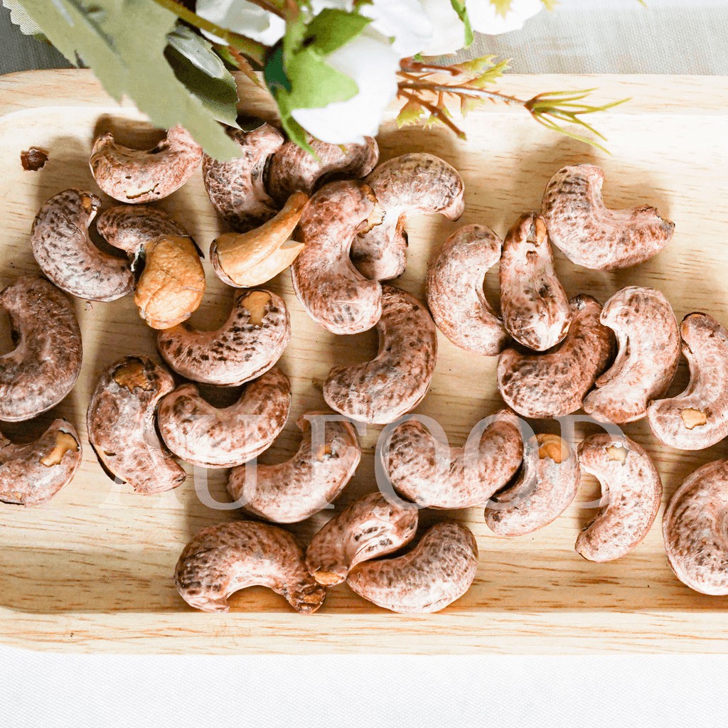 500g Hạt điều rang muối hạt điều vỏ lụa - Chất lượng điều loại 1 | Hạt điều bình phước điều rang muối ngon ngọt giòn rụm | BigBuy360 - bigbuy360.vn