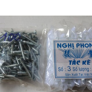 Bộ 100 con nở nhựa 3 kèm vít