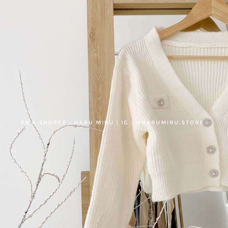 Cardigan chất len tăm dày dặn, 3 màu đỏ đô,đen,be