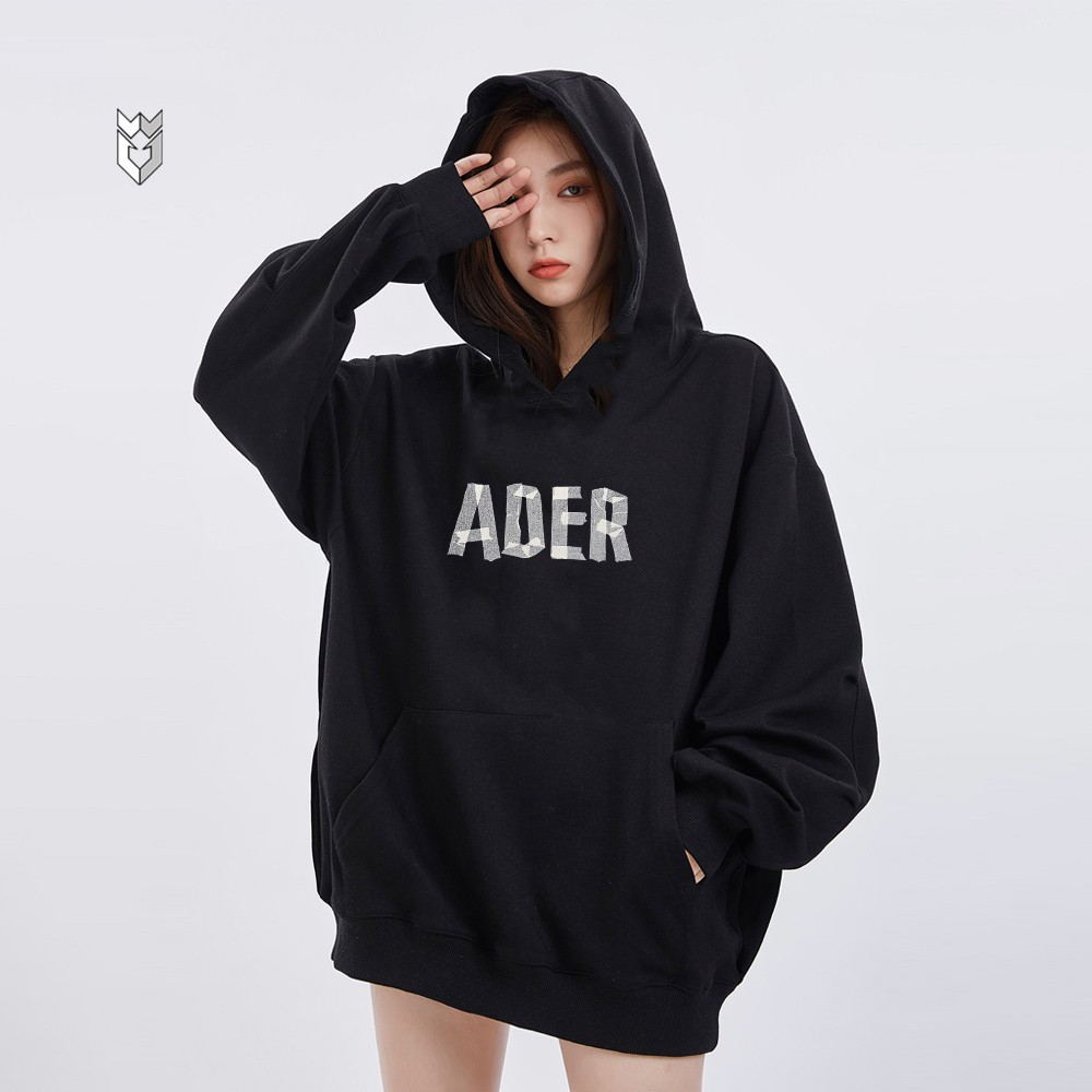 Áo hoodie nỉ bông nam nữ form rộng ADER unisex phong cách hàn quốc - GW Shop