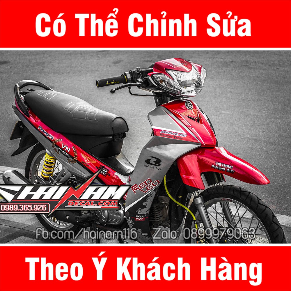 TEm Trùm Sirius Đỏ Xám Vn Racing boy