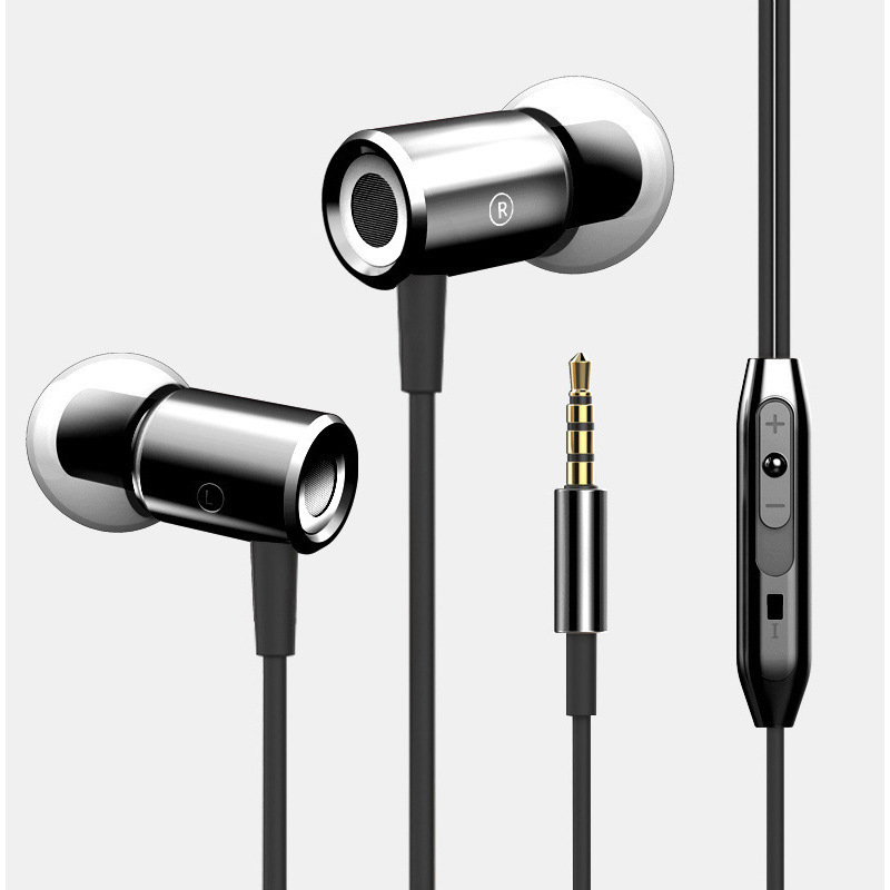 phong cách kim loại nóng tai từ tai nghe dây tai nghe earbud phổ