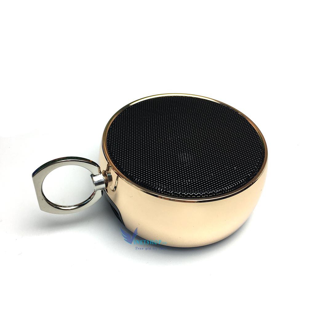 Loa Bluetooth Mini  BS02 Vỏ Kim Loại, Âm Thanh Hay, Có Móc Treo Tiện Lợi (Có Khe Cắm Thẻ Nhớ, Cổng 3.5) -dc3760
