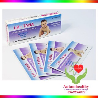 Que thử rụng trứng LH Tana - Que thử nhanh - Che tên sản phẩm