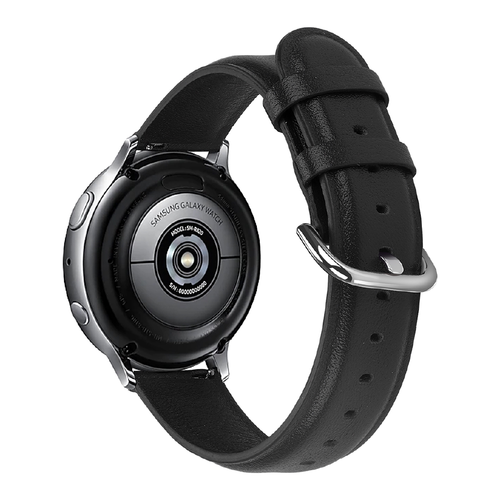 Dây đồng hồ chất liệu da cho Samsung Galaxy Watch Active 2