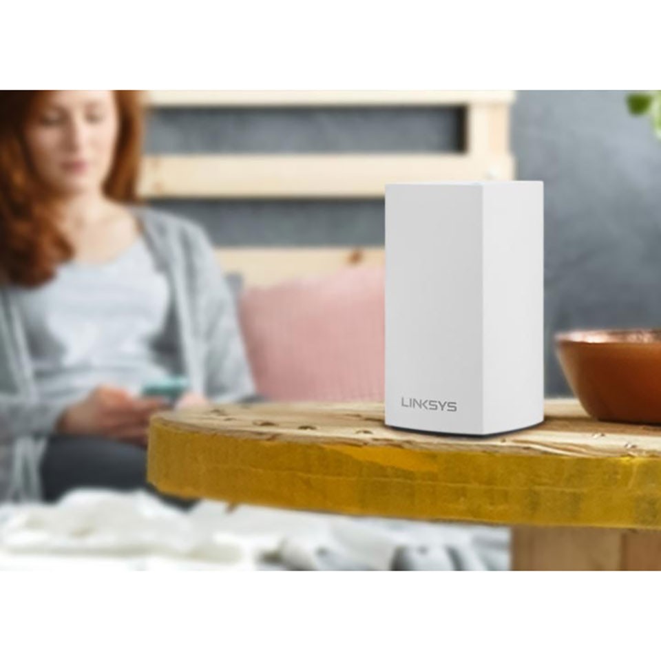 Bộ phát Wifi Linksys Velop WHW0101 Mesh Dual-Band 1-Pack AC1300Mbps (Hàng chính Hãng)