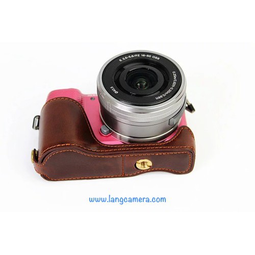 Bao da - Halfcase máy ảnh Sony A5000, A5100