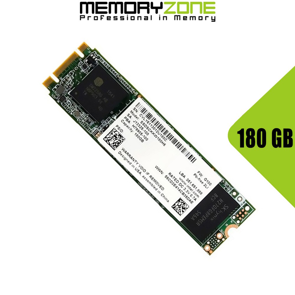 [Mã ELCLMAY giảm 7% đơn 500K] Ổ cứng SSD Intel 540s Series M.2 2280 Sata III 180GB SSDSCKKW180H6