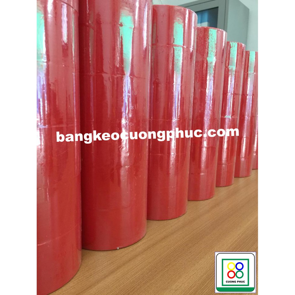 1 CÂY BĂNG KEO MÀU ĐỎ,MÀU ĐỎ MAY MẮN-1 CÂY 6 CUỘN
