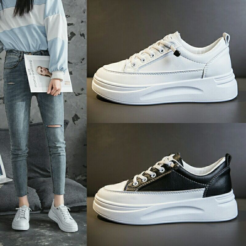 Giày thể thao nữ độn đế 💥ĐỘC_Store💥 kiểu dáng basc Hot.trend