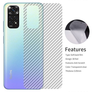 Set 5 Miếng Dán Sợi Carbon Mềm Mại Cho Điện Thoại Xiaomi Mi 11 Pro Lite 11T 10T 9T Poco M3 M4 X3 Pro Nfc F1 F2 F3 X3 GT Redmi Note 11 11S 10 10s 9 8 7 11 Pro Plus 5G 9s 9A 9C 8A 7A 6A