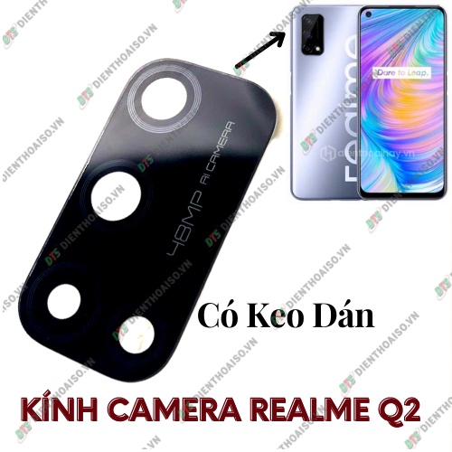 Kính camera realme q2 kèm keo dán