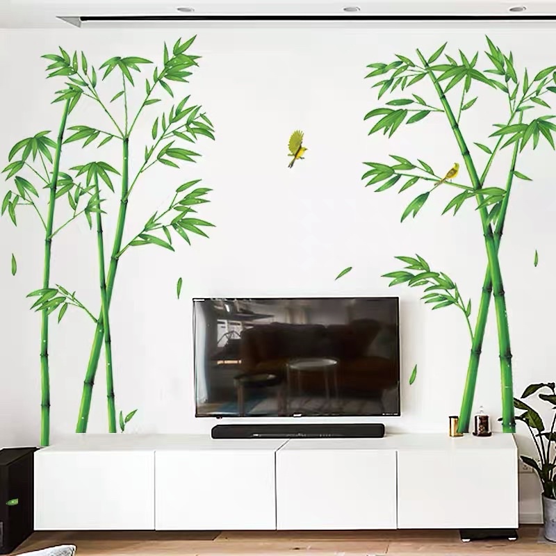 Decal dán tường cây tre trúc MS-163 [Sticker dán tường]