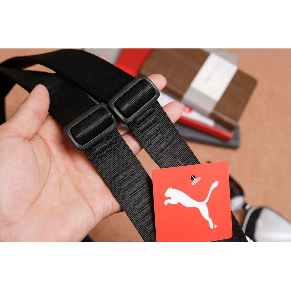 Túi Đeo Chéo Puma In Nhũ Monogram Xuất Dư Xịn Unisex
