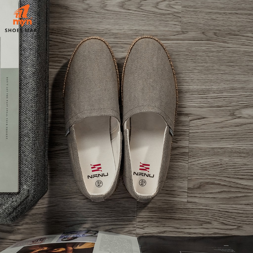 Giày Lười Nam Nanu 08SL Đế cói Basic | BigBuy360 - bigbuy360.vn