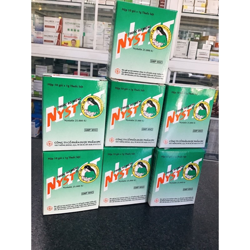 Nyst  rơ miệng cho bé (hộp 10 gói)