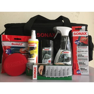 COMBO làm sạch, bảo dưỡng, làm mới toàn diện lại nội thất xe ô tô - SONAX