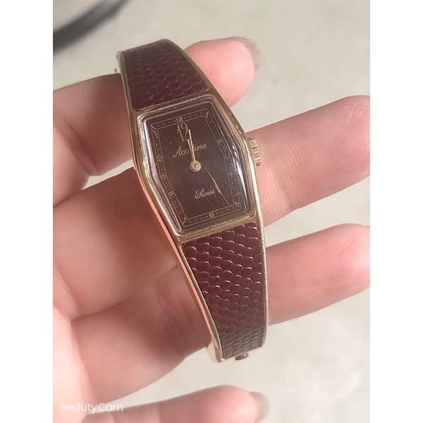 đồng hồ nữ hiệu accutime cơ cót( tự xử)