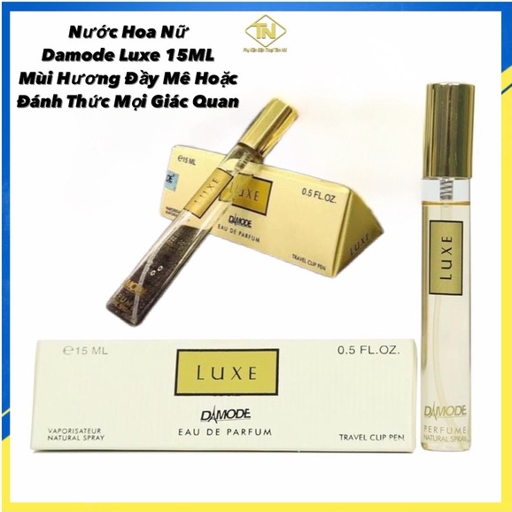Nước hoa nữ chính hãng, nước hoa thơm lâu Damode Luxe 15ml mùi hương đầy mê hoặc đánh thức mọi giác quan
