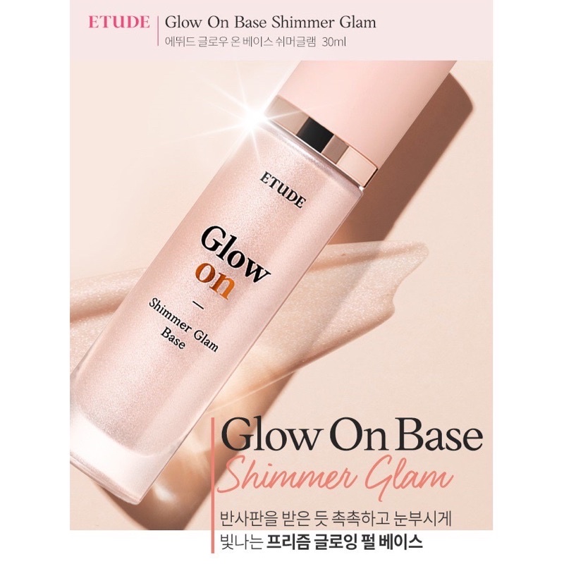 kem lót căng bóng Etude Glow on