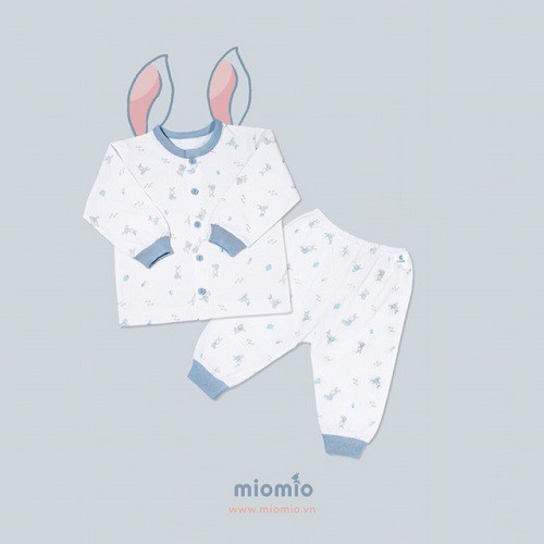 Quần áo dài tay Mio cotton siêu mềm cho bé từ sơ sinh