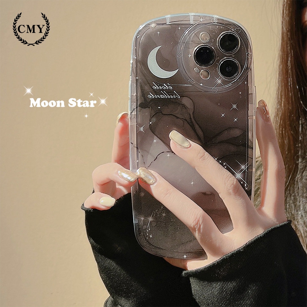 Ốp Điện Thoại TPU Silicone Hình Bầu Trời Đêm Cho iPhone 11 pro max 14 Plus 12 pro max 13