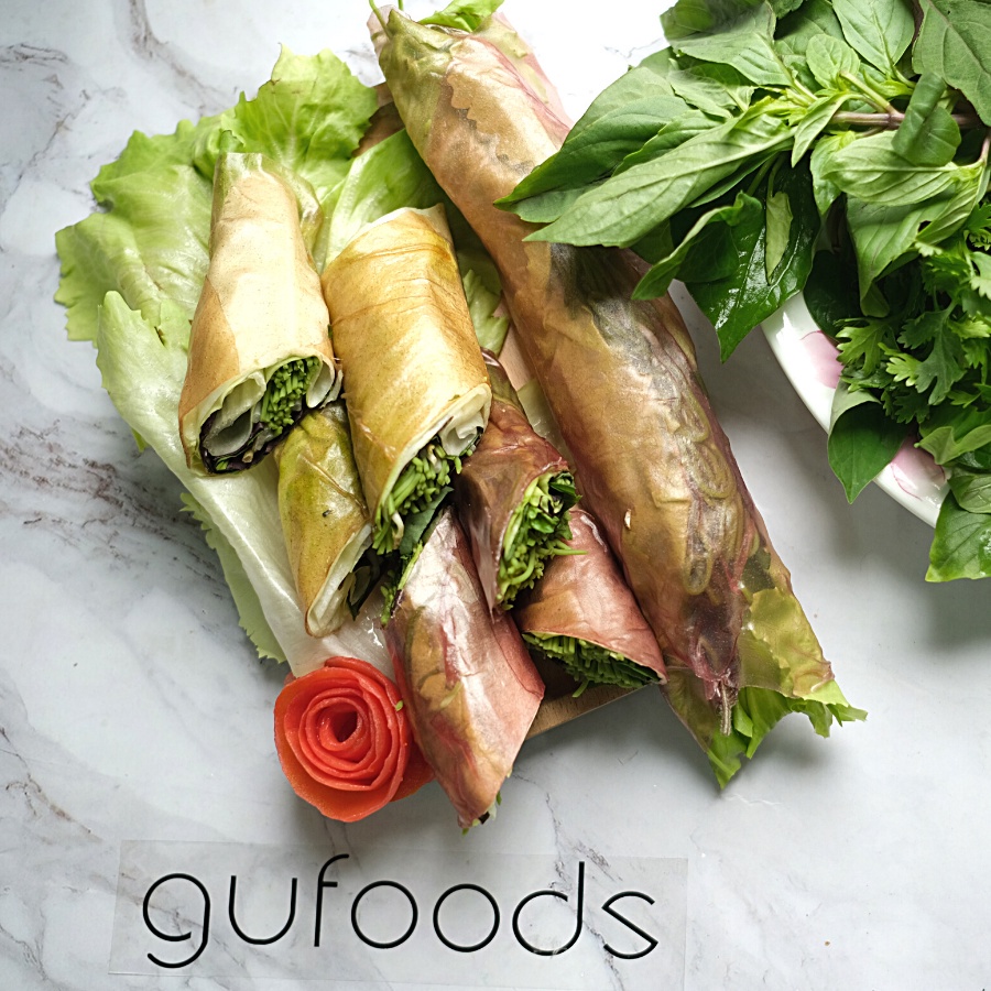 Bánh tráng cuốn gạo lứt / khoai lang GUfoods  - Dai ngon, Ăn kiêng, Eat clean