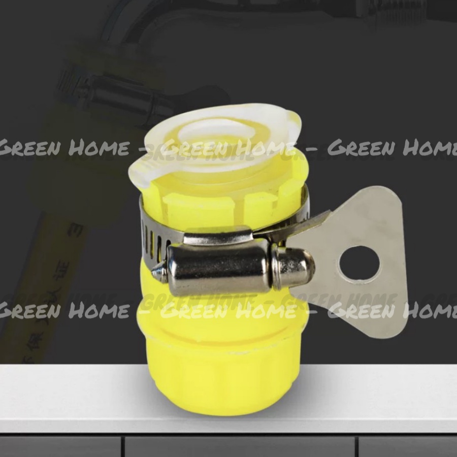 Đầu nối vòi nước có đai siết, Khớp nối nhanh đa năng nối trực tiếp từ vòi nước chất lượng cao, tiện lợi