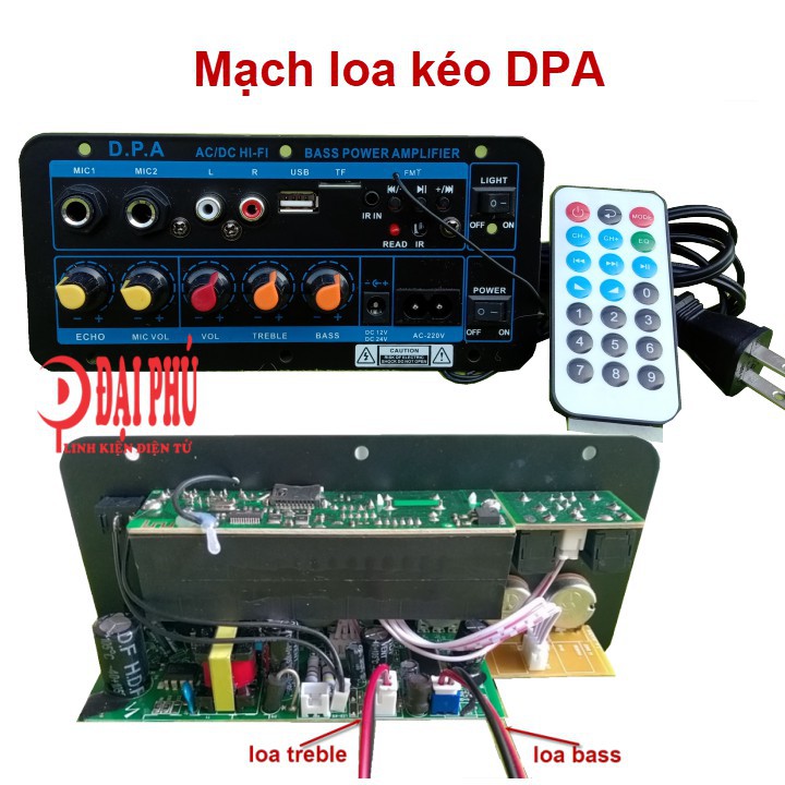 Mạch loa kéo DPA công suất 100W - 150W (5 mạch)