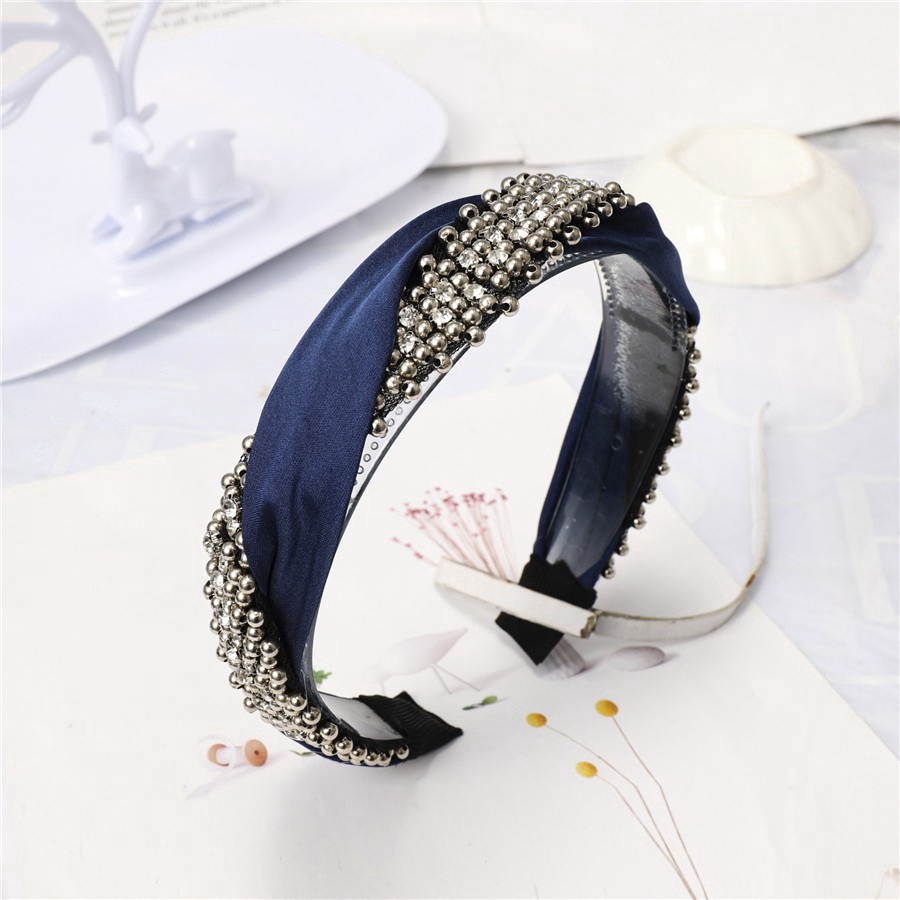 Băng đô cài tóc đính hạt phong cách Hàn Quốc thời trang cho nữ