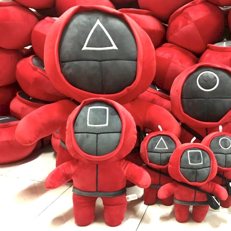 Gấu Bông Squid Game siêu Cute, Thú nhồi bông trong phim SquidGame trò chơi con mực Gaubongxinh