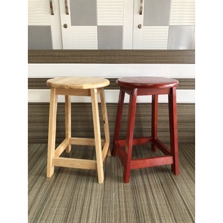 Ghế Đôn & Ghế Đẩu Gỗ Cao Su Ghép ( Cao 45cm )