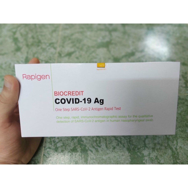 Bộ Kit test nhanh BIOCREDIT COVID-19 Ag Test Nasal - Nhập Khẩu Hàn Quốc