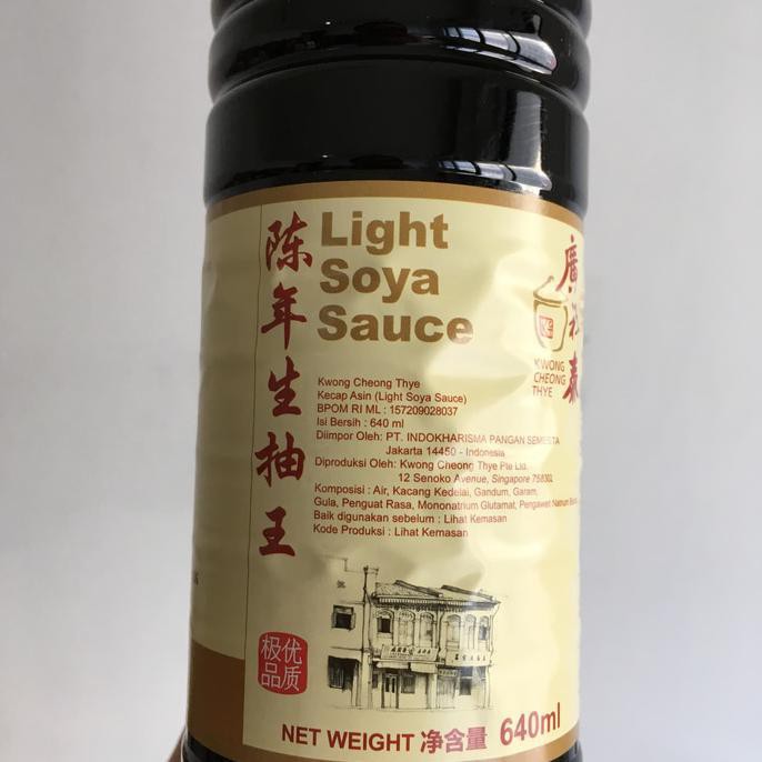 Nước tương Kwong Cheong Thye Light Soya Sauce Superior 640ml