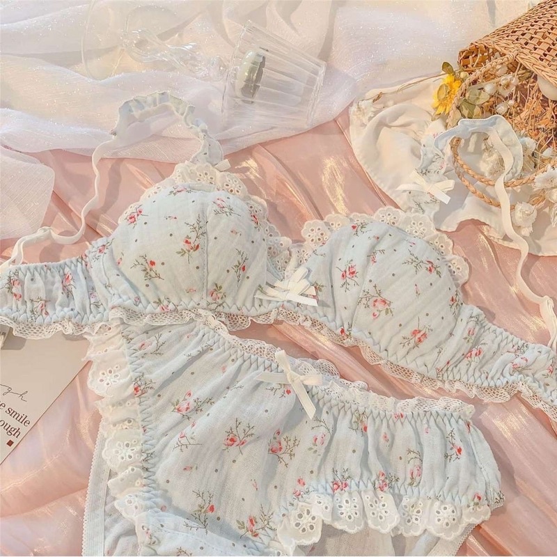 Set Bra Hoa Dễ Thương - SET1185