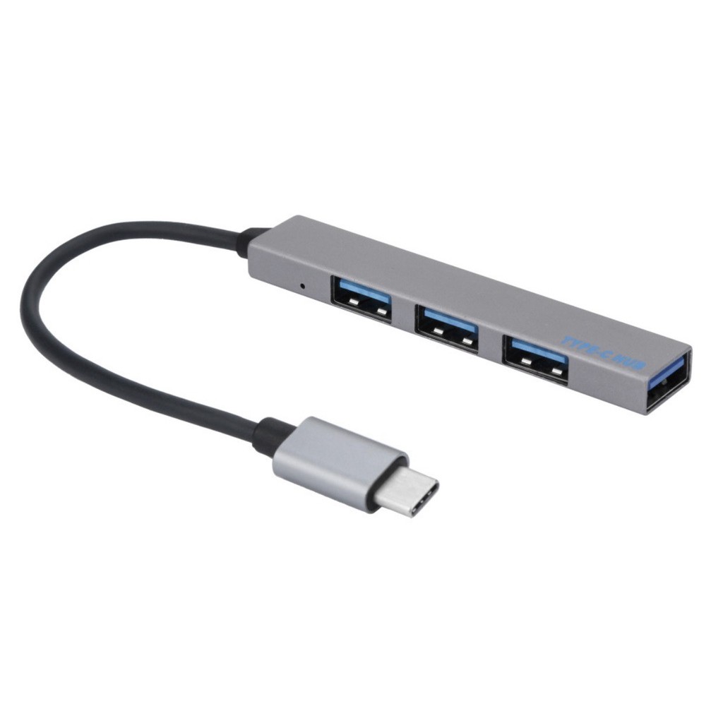 Bộ Chia 4 Cổng Usb 3.0 TYPE C Cho Mac-Book Laptop Máy Tính Bảng