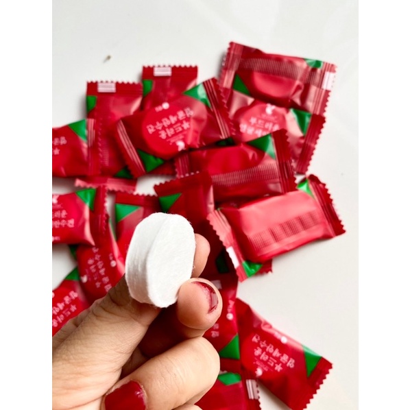 Khăn Ướt Nén Hình Viên Kẹo Chữ Nhật Dài 30cm Dùng 1 Lần