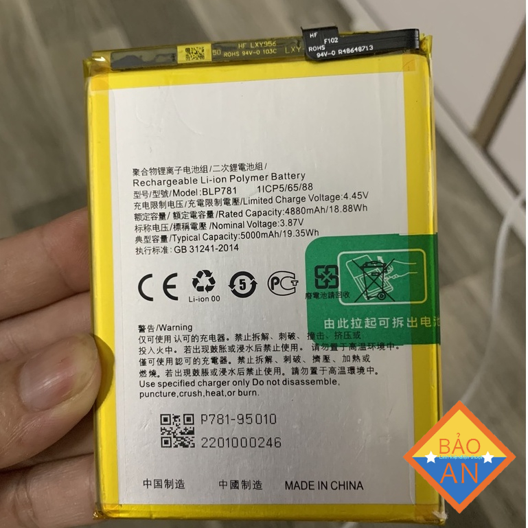 pin điện thoại op po a52 a92-mã blp781