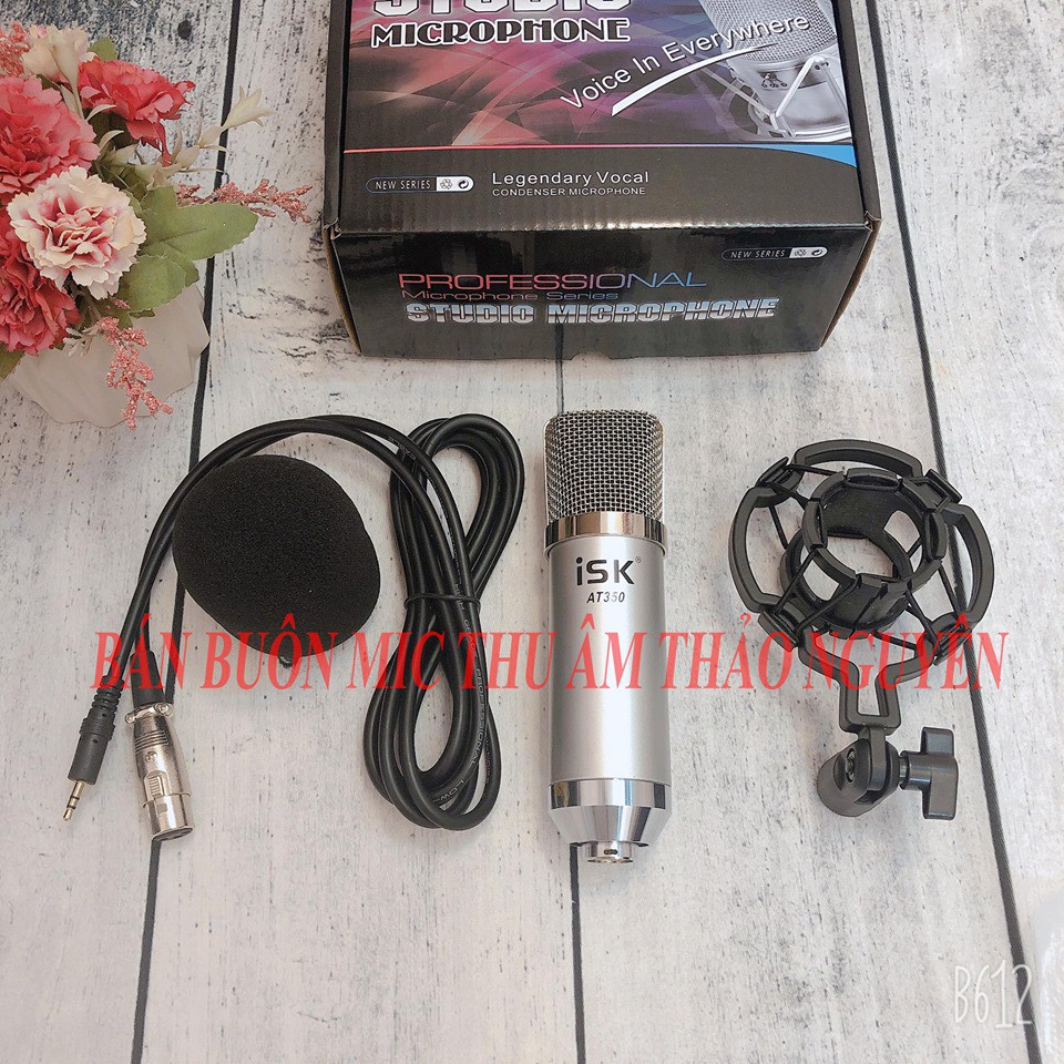 Mic thu âm livestream ISK AT350-chính hãng bảo hành 6 tháng