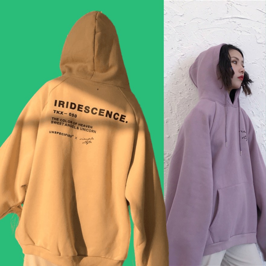 [Áo hoodie nữ] Áo hoodie nữ form rộng nhiều màu thời tran hàn quốc