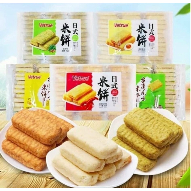 BÁNH GẠO VETRUE TRỨNG CHẢY/ PHÔ MAI/ TRỨNG MUỐI/ RAU CỦ/ TÔM NƯỚNG 320G